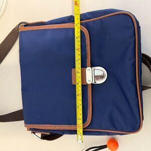 Cole Haan Blue and Brown journalist bag